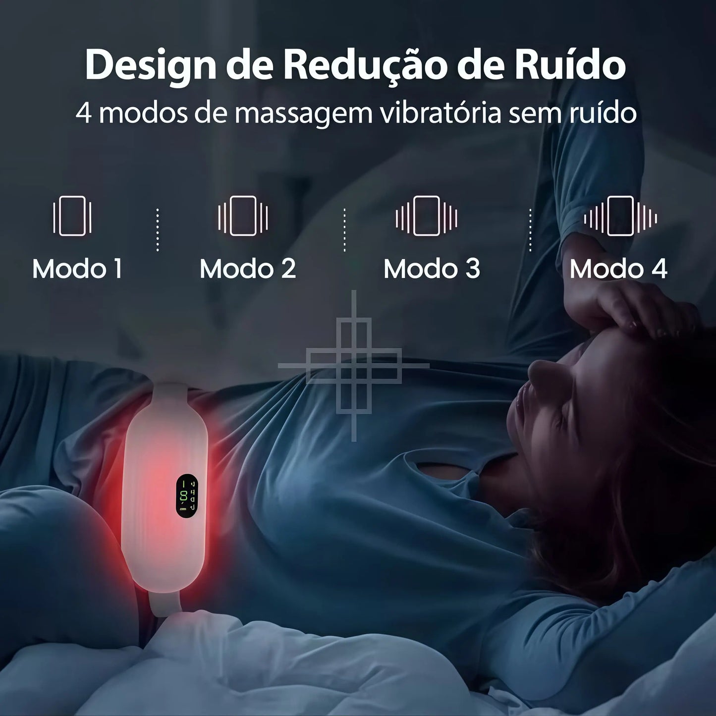 Massageador Térmico para Cólica