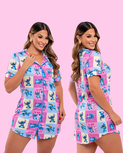 Pijama Auden Cloud- Curto Stiitch